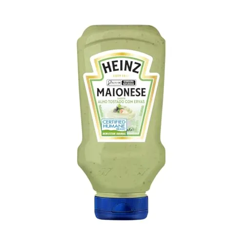 Heinz Maionese Sabor Alho Tostado Com Ervas 215g